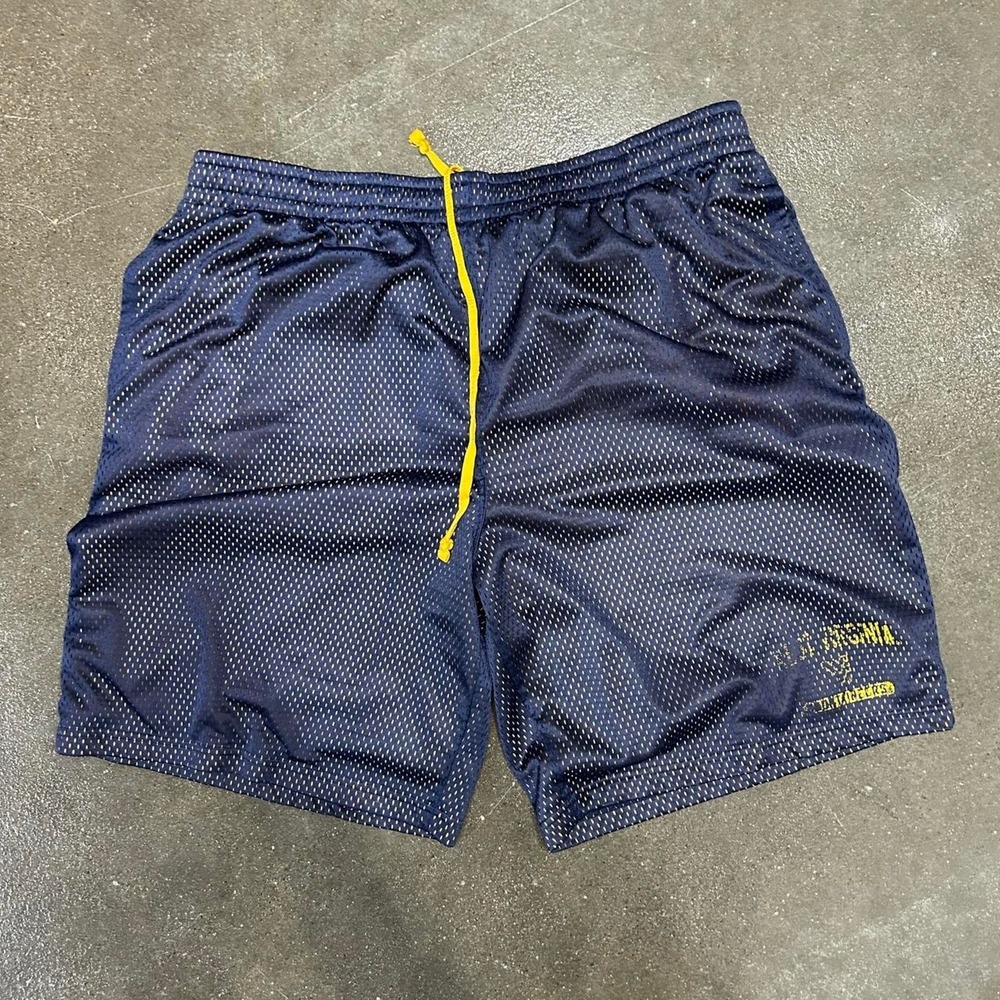 Y2K Pro Edge Mesh Navy Athletic Size XL Workout Basketball Shorts